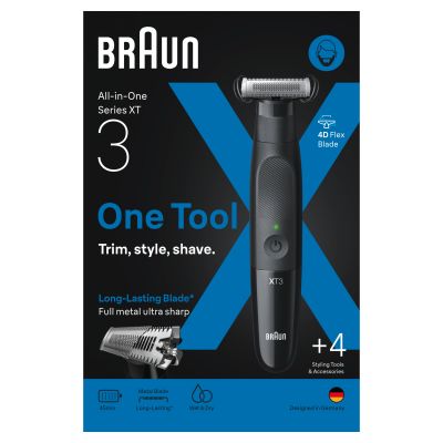 Braun Series X, Beard Trimmer For Facial Hair Removal, XT3100