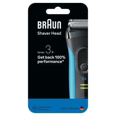 Braun Series 3+ Electric Shaver ORIGINAL Replacement Head, 32B