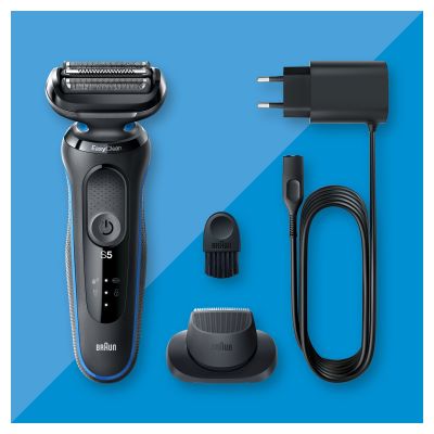 Braun Series 5 50-B1200s Electric Shaver With Precision Trimmer, Blue