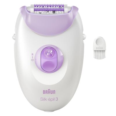 Braun Silk-�pil 3, Corded Epilator For Hair Removal, Weeks Of Smooth Skin, 3-000, Purple