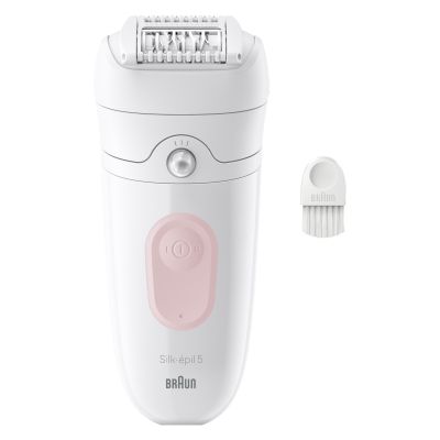 Braun Silk-�pil 5,  Epilator For Easy Hair Removal, Lasting Smooth Skin, 5-000, White/Flamingo