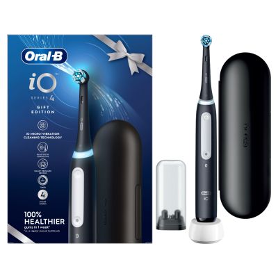 Oral-B IO 4 Black Electric Toothbrush Designed By Braun
